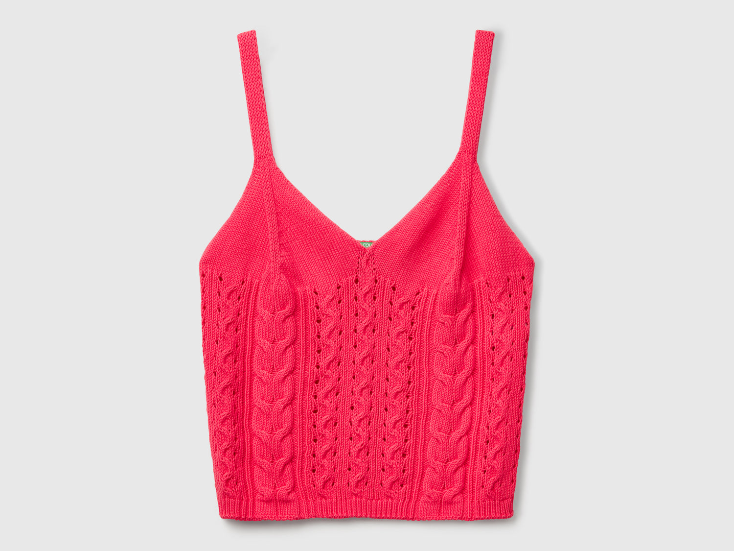 Top crochet da donna ciclamino | Benetton Outlet