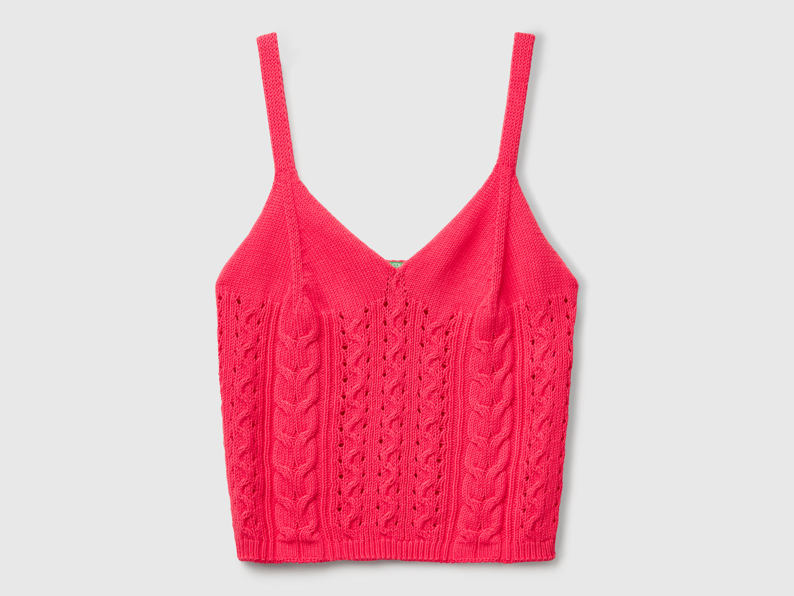 Top crochet da donna ciclamino | Benetton Outlet