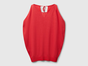 Reversible linen blend sweater