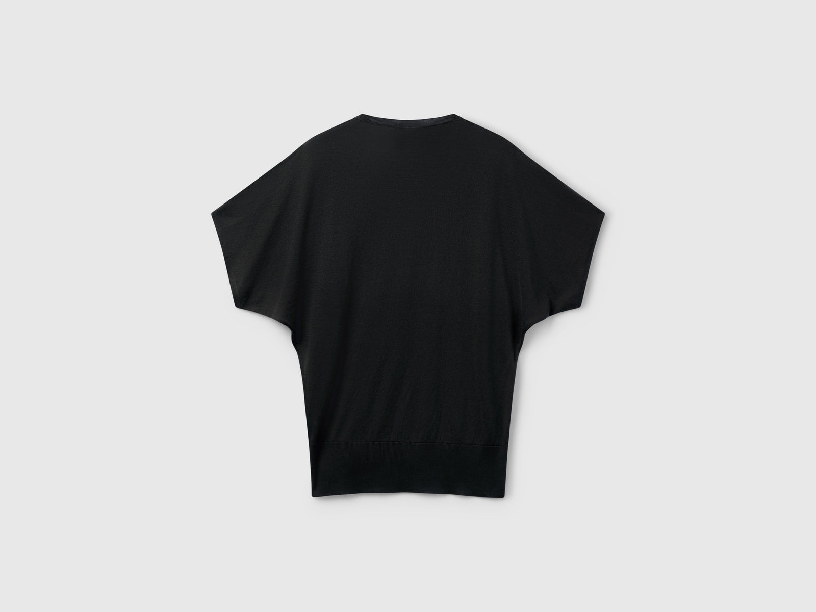 Camisa de manga corta da donna nero 2 | Benetton Outlet