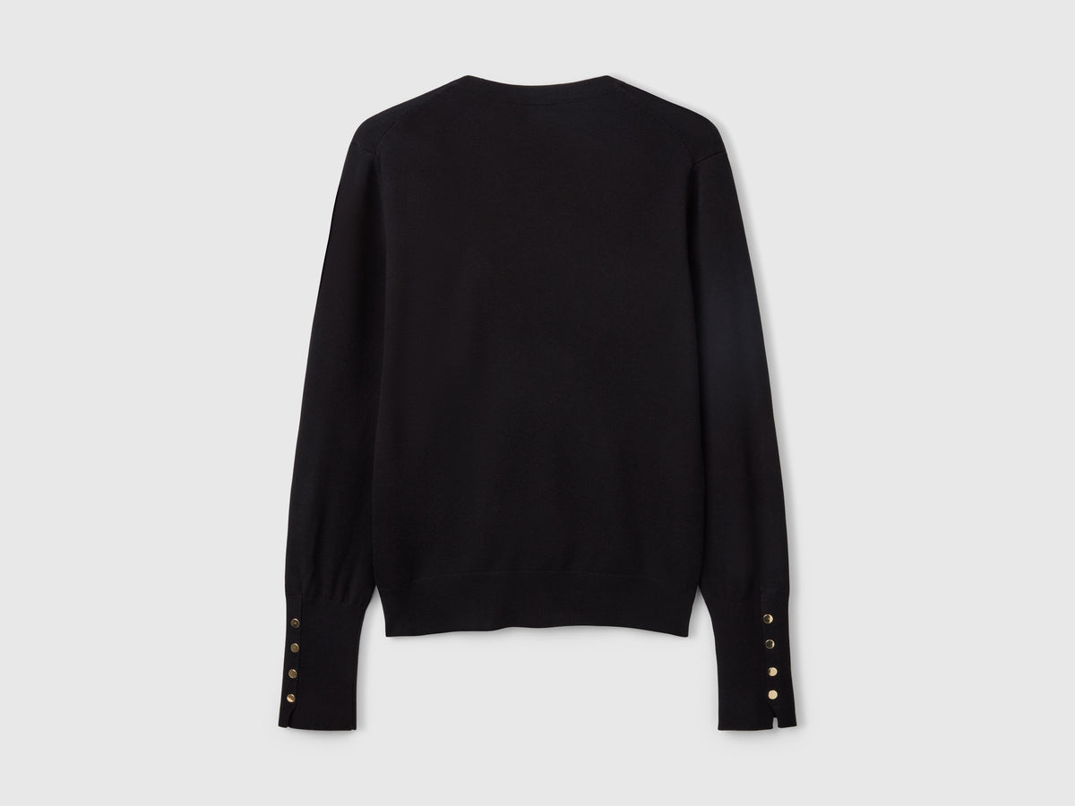 Maglioncino slim fit in misto viscosa