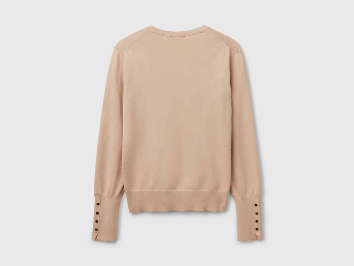 Maglioncino slim fit in misto viscosa