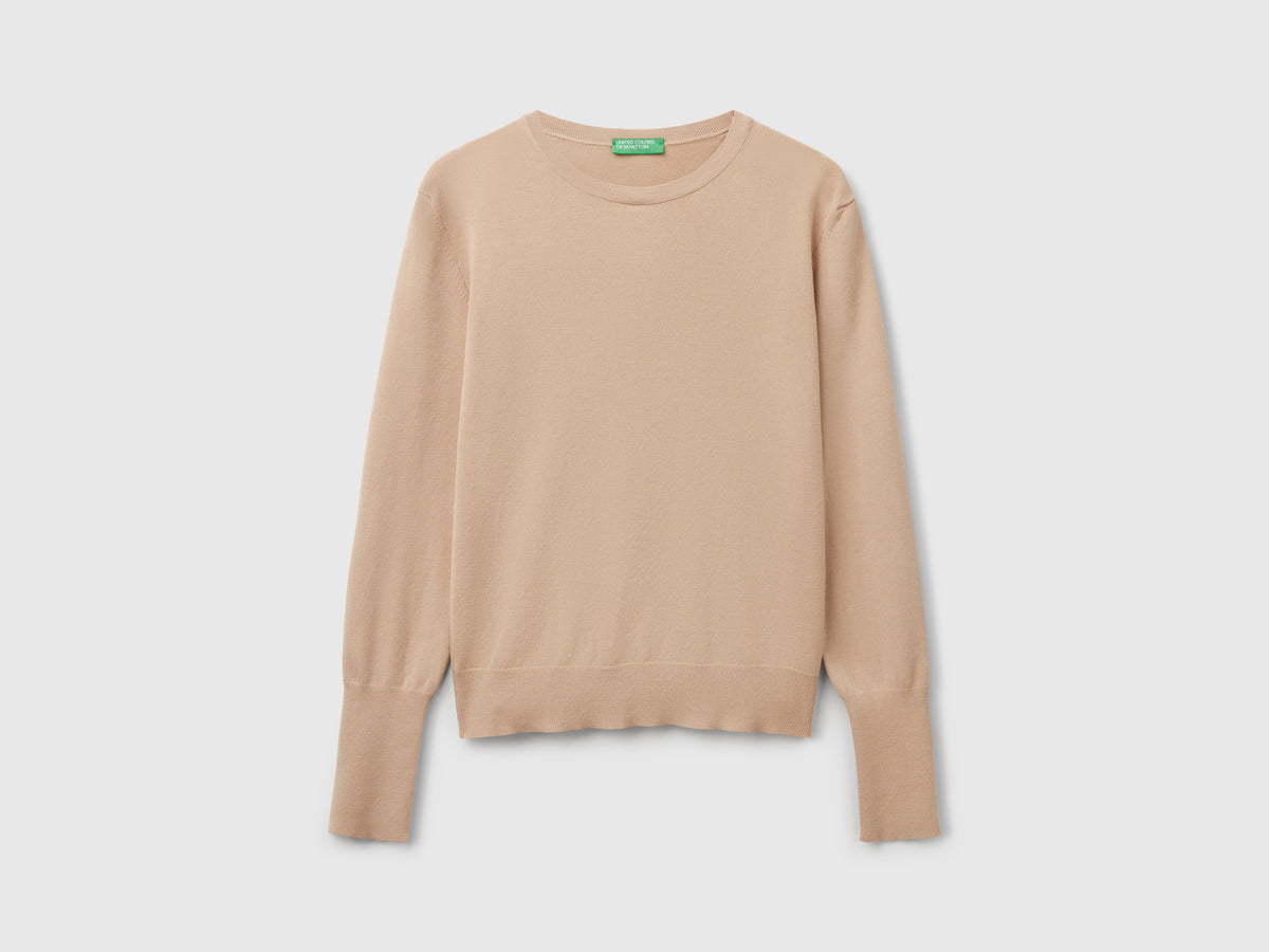 Maglioncino slim fit in misto viscosa
