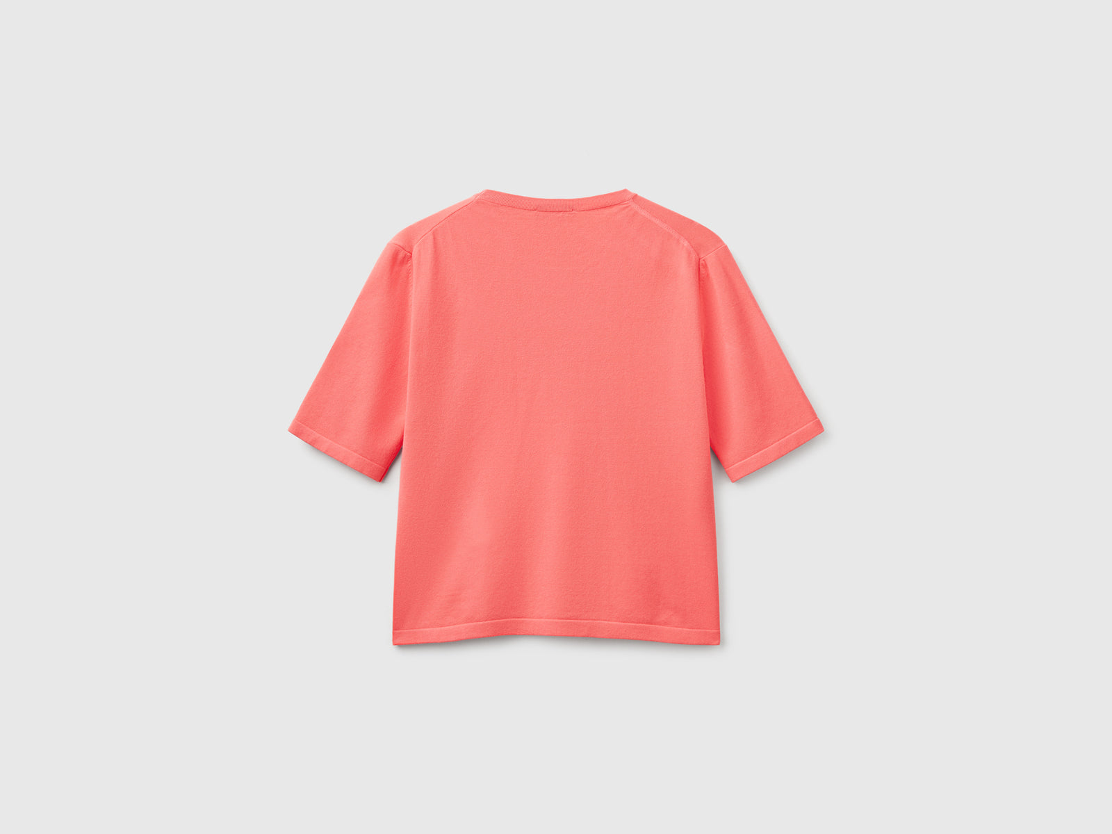Maglioncino a manica corta da donna fucsia 2 | Benetton Outlet