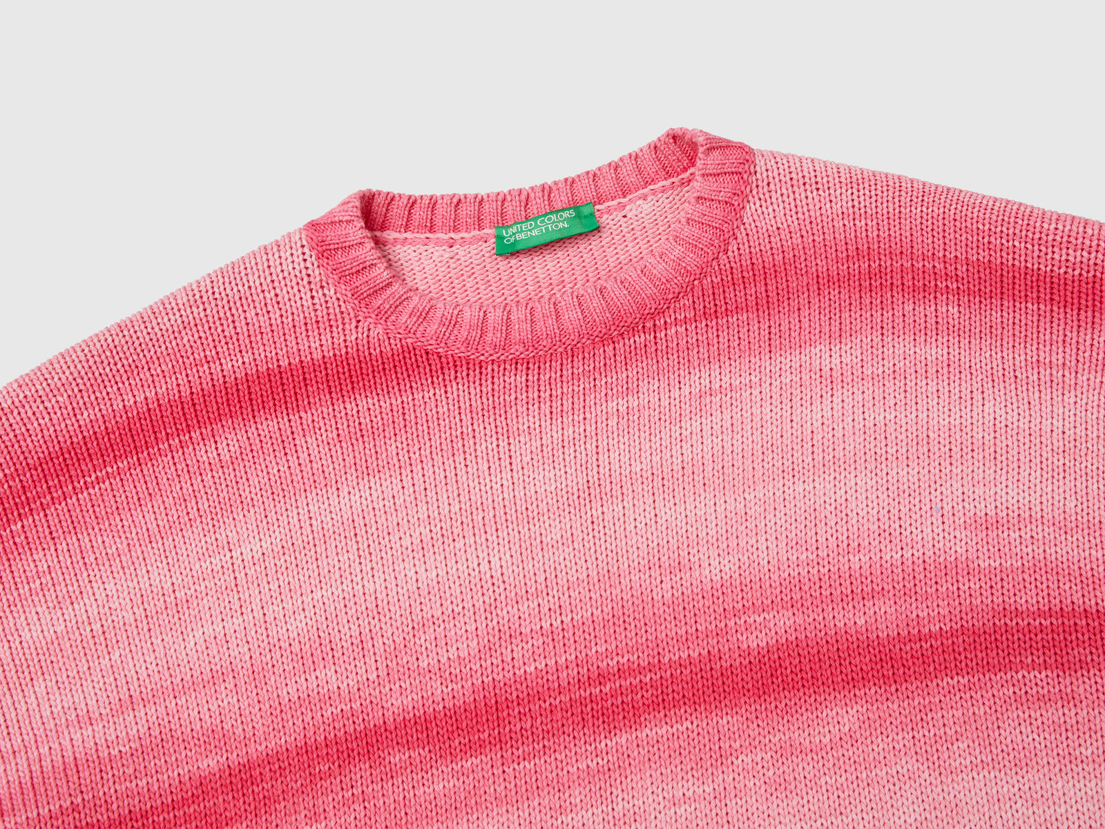 Maglioncino effetto sfumato da donna rosa 3 | Benetton Outlet