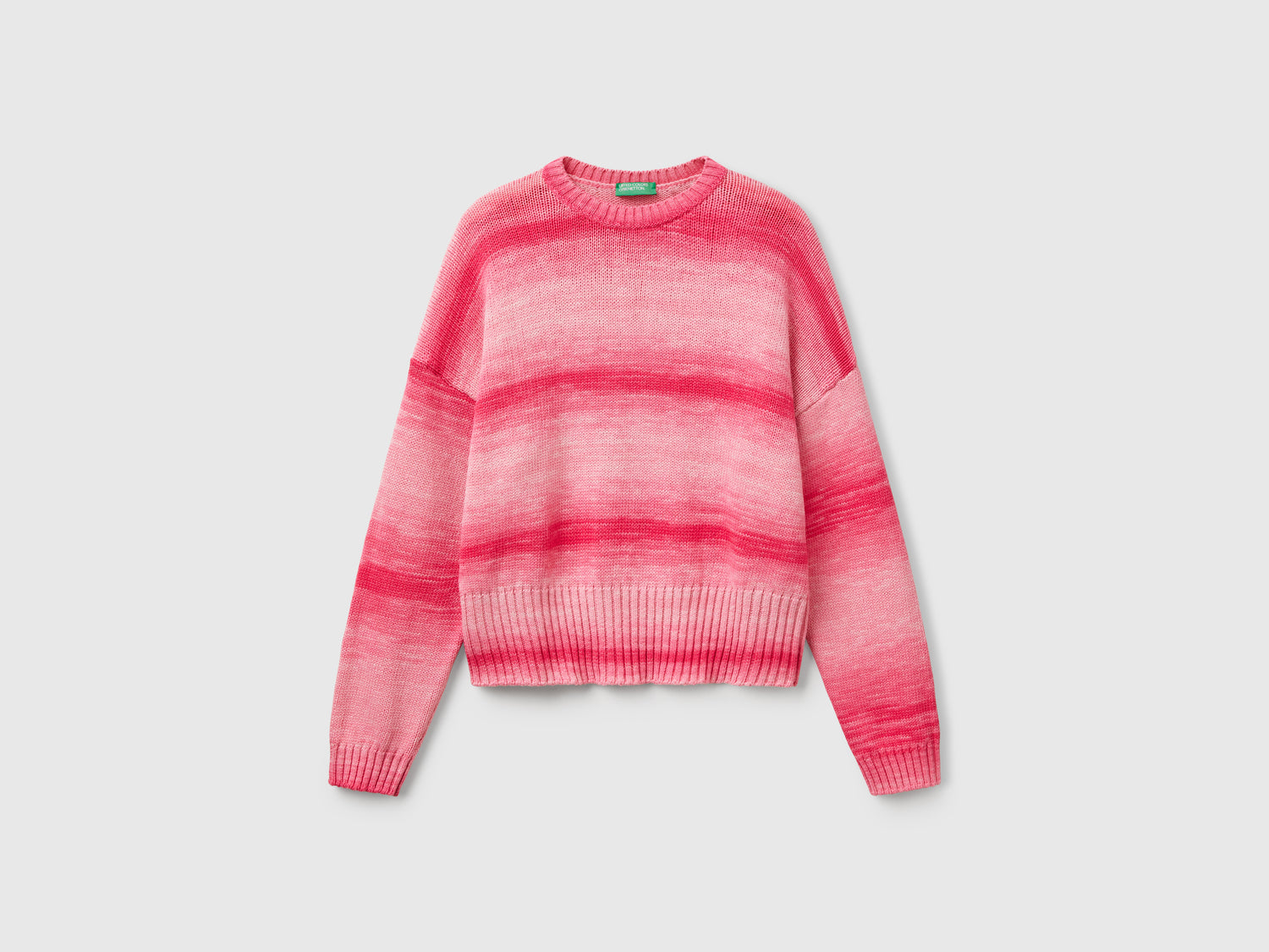 Maglioncino effetto sfumato da donna rosa | Benetton Outlet