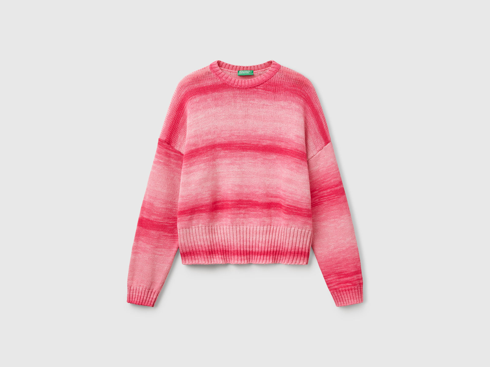 Maglioncino effetto sfumato da donna rosa | Benetton Outlet