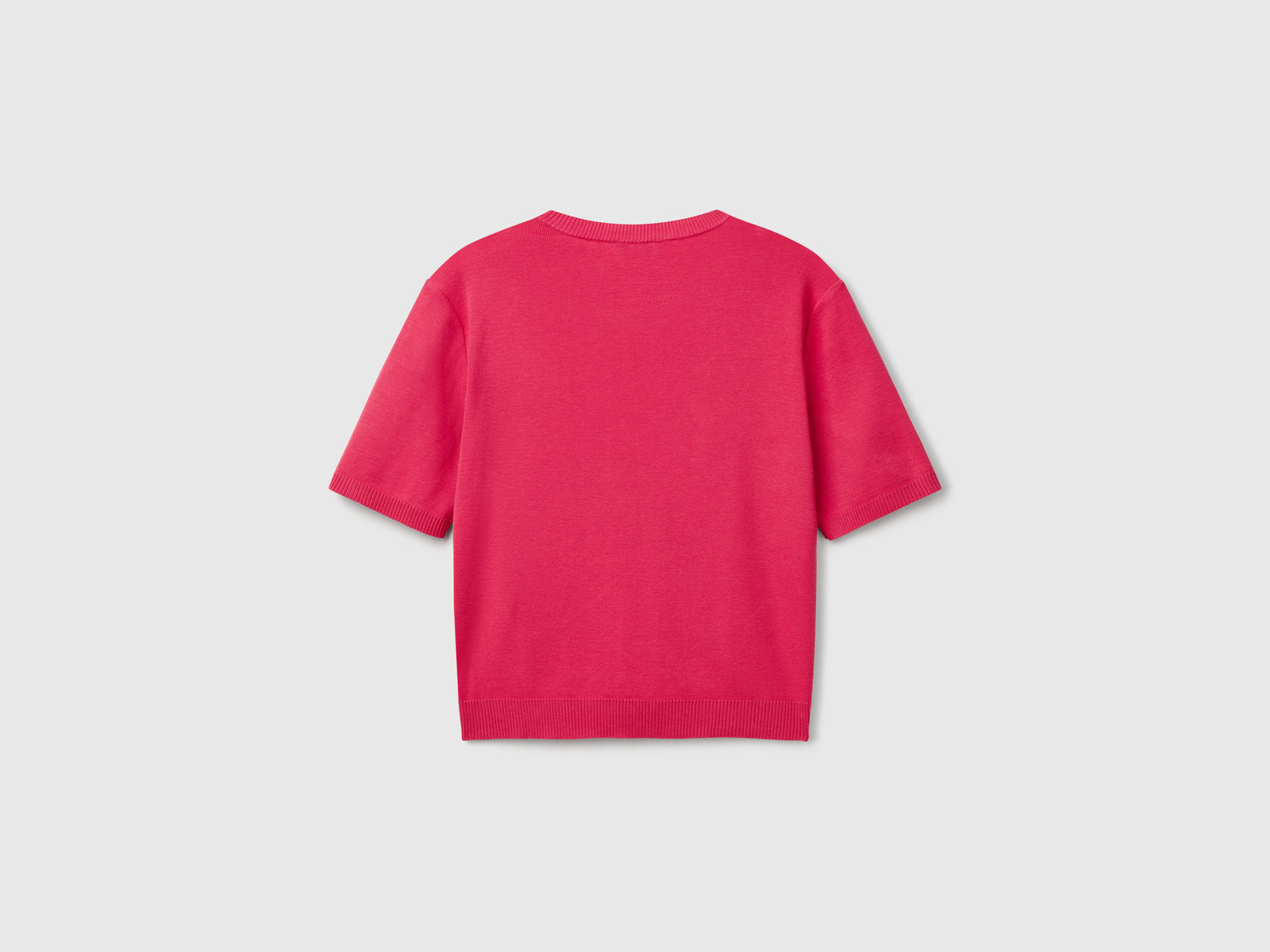 100% cotton short-sleeved shirt da donna fragola 2 | Benetton Outlet