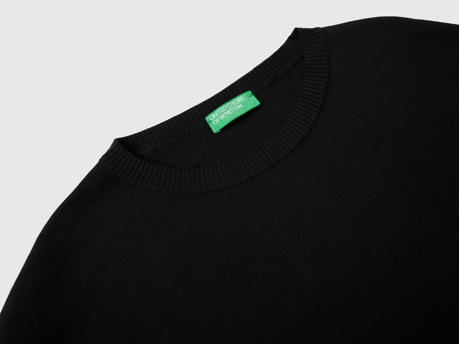 100% cotton shirt da donna nero 3 | Benetton Outlet