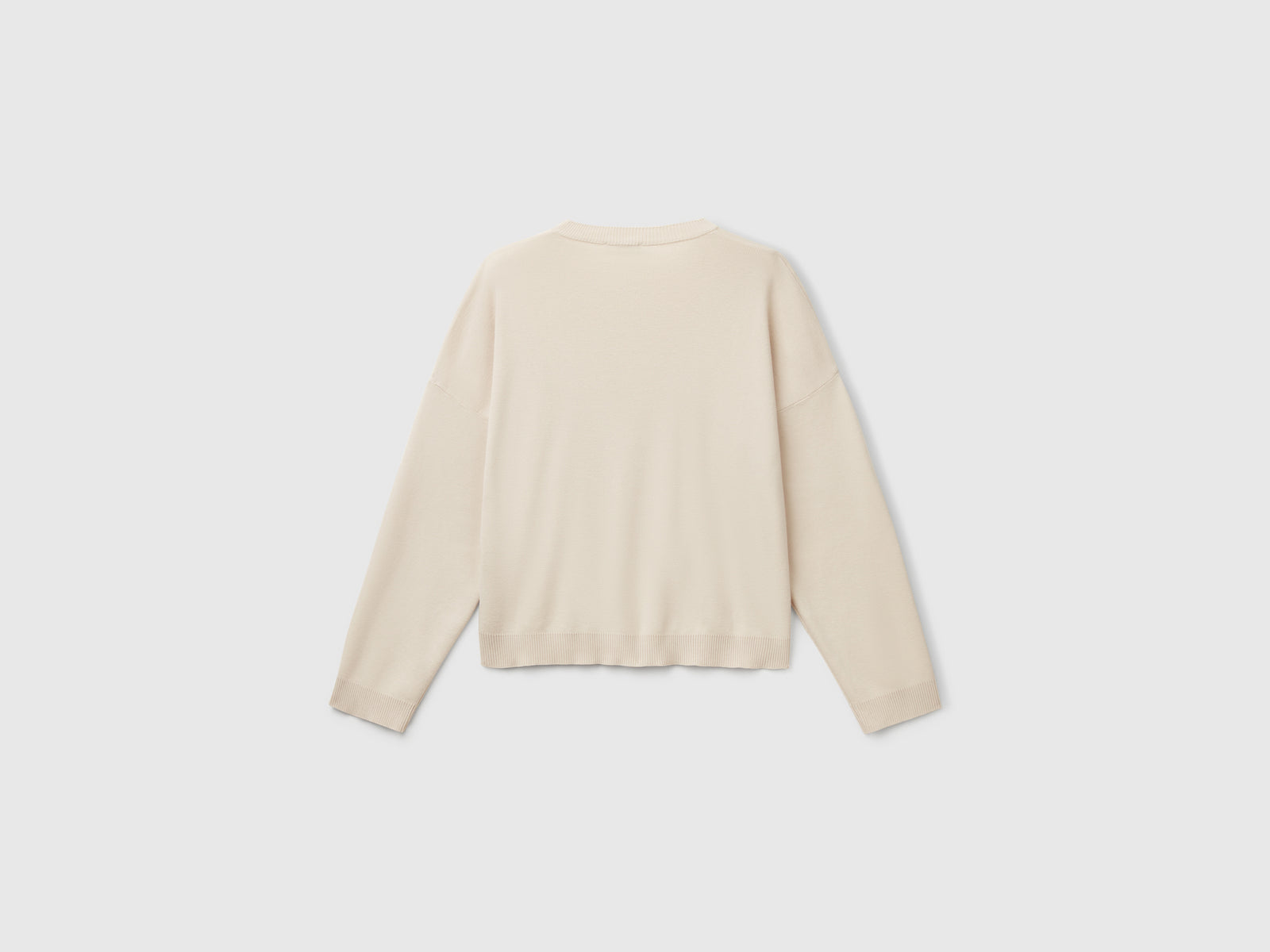 100% cotton shirt da donna beige 2 | Benetton Outlet