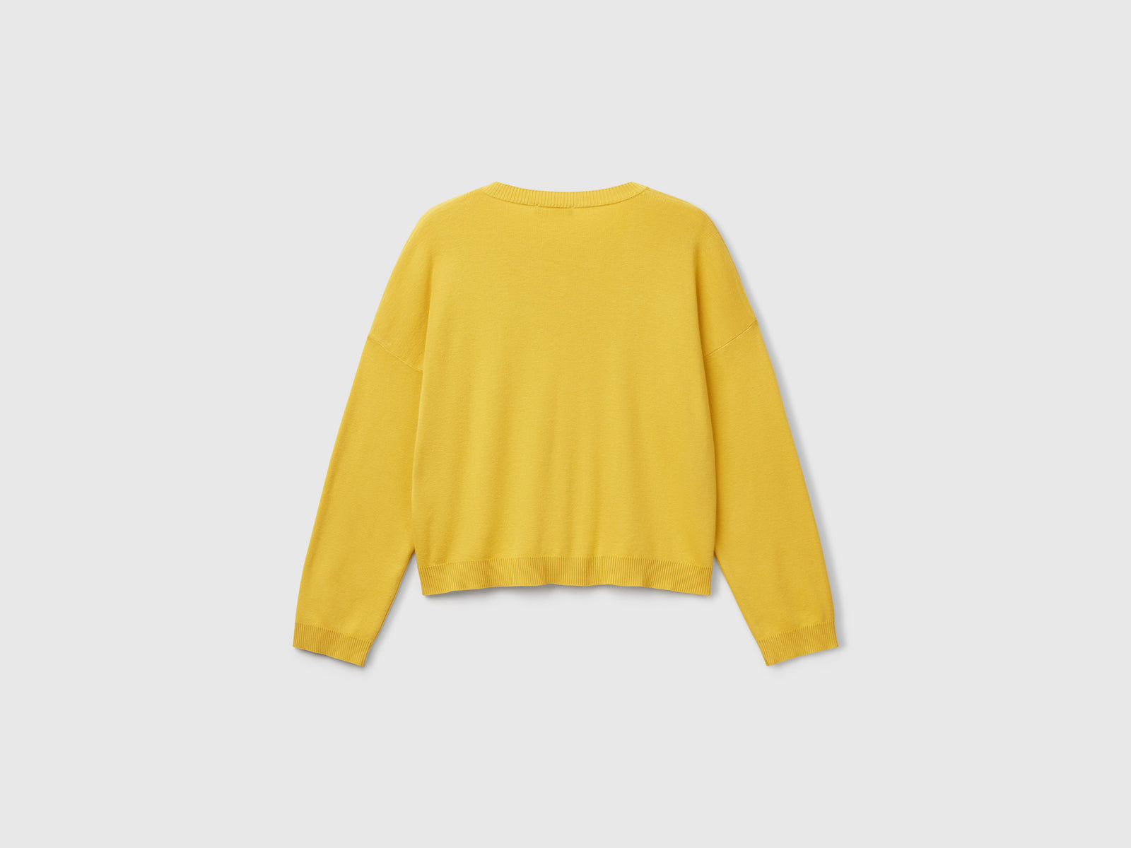 100% cotton shirt da donna senape 2 | Benetton Outlet