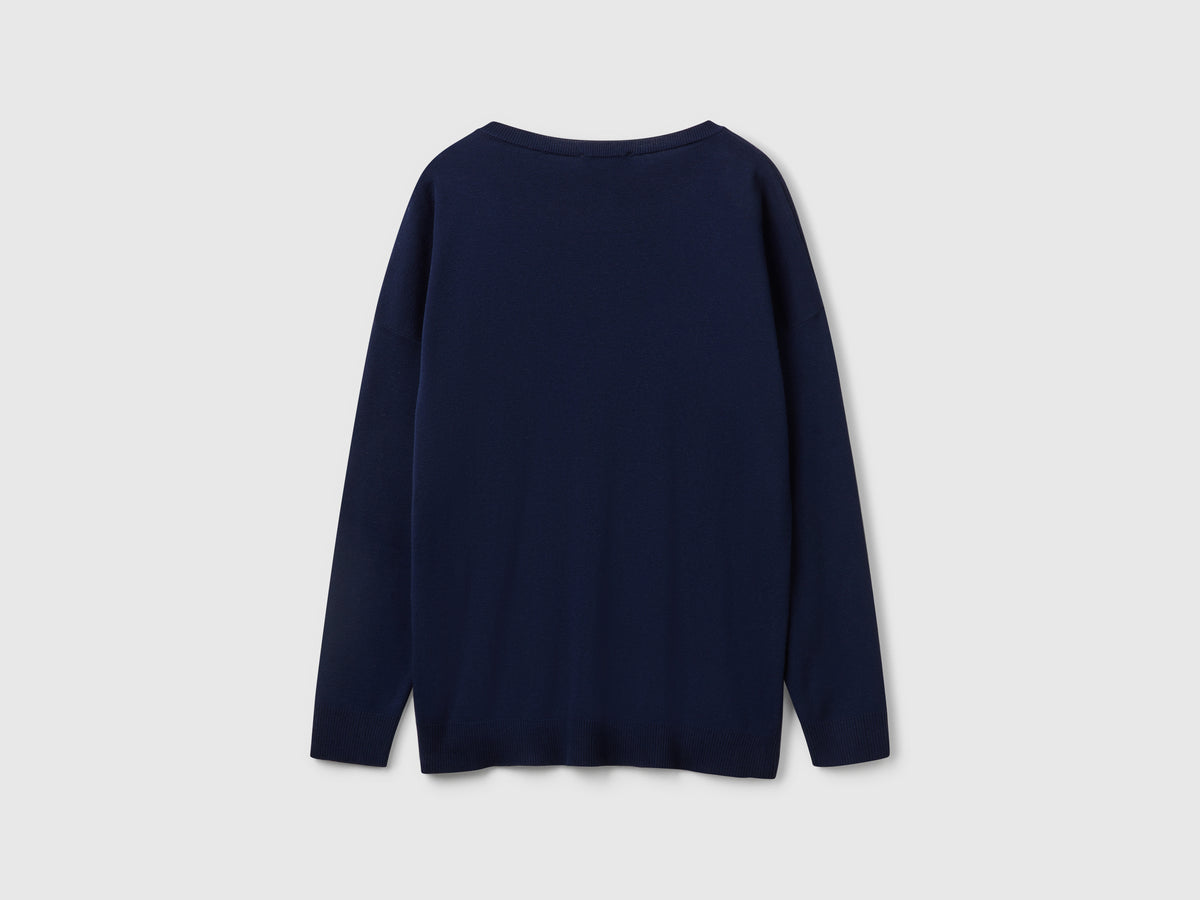 Maglia in cotone over fit