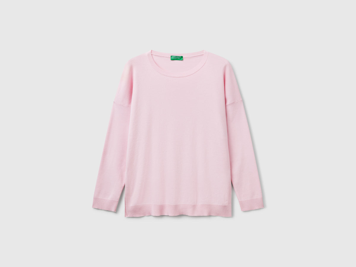 Oversized cotton sweater