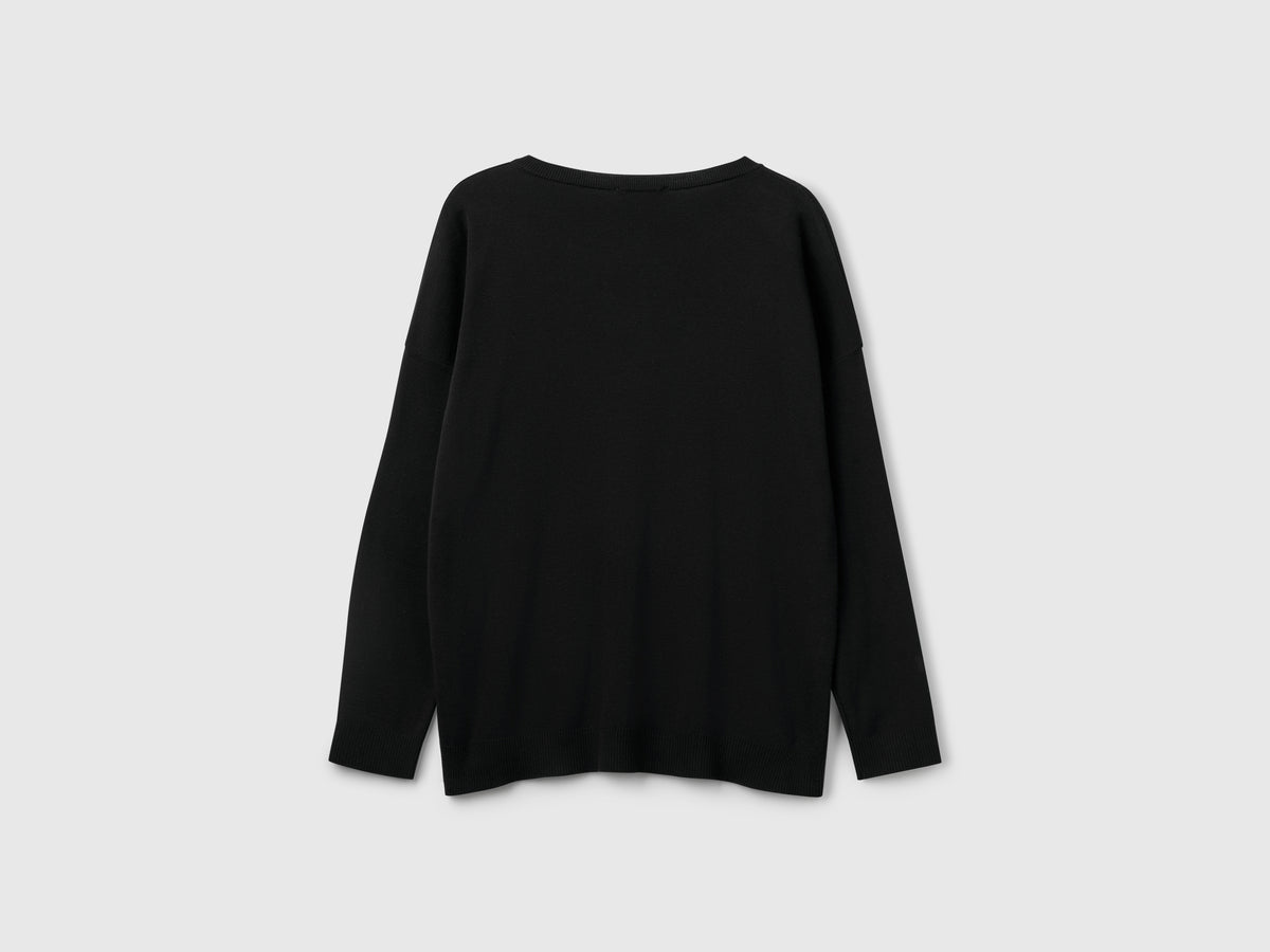Maglia in cotone over fit