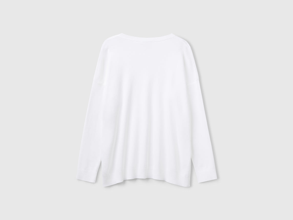 Maglia in cotone over fit