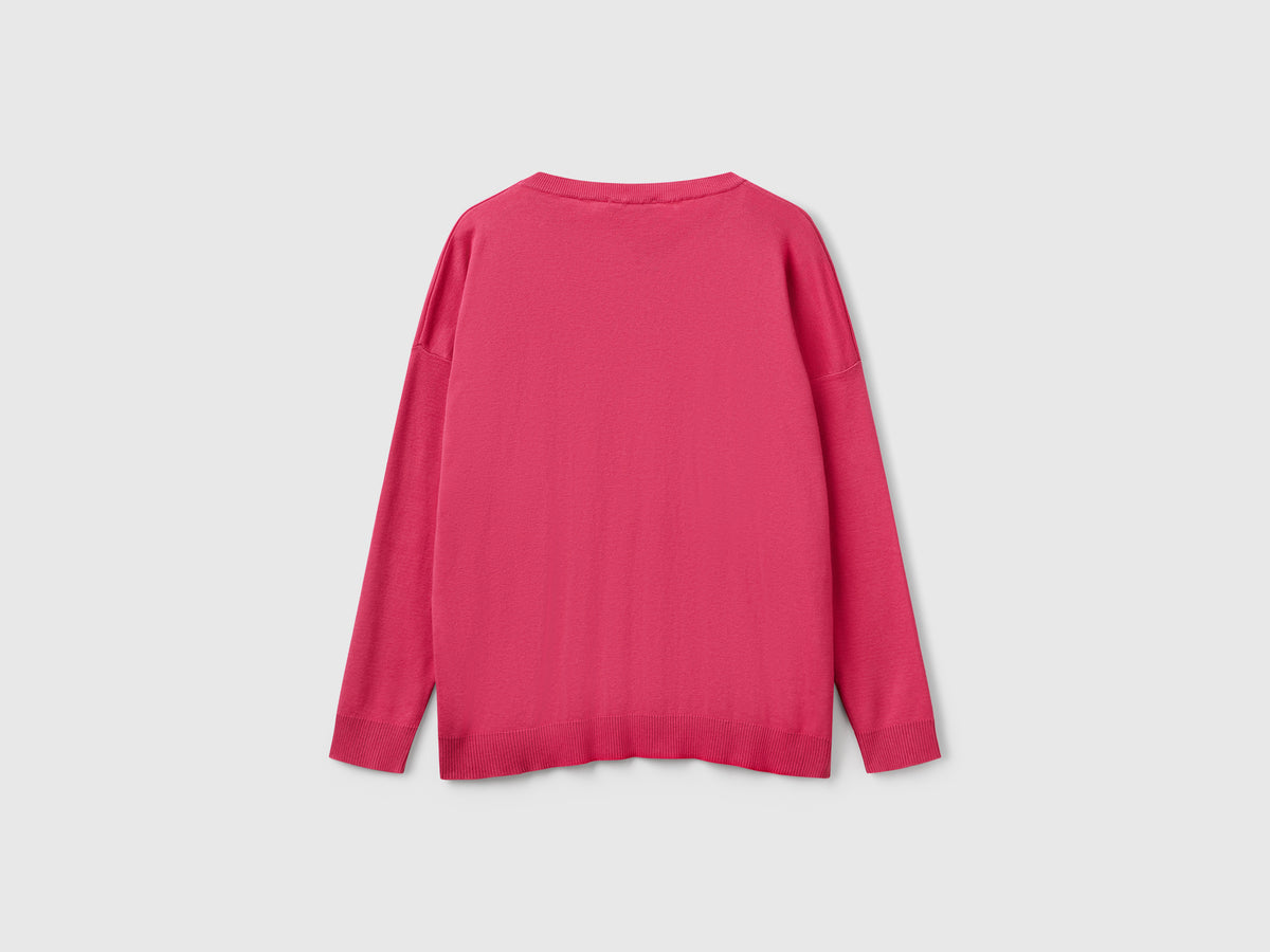 Maglia in cotone over fit