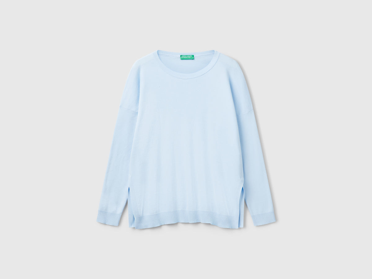 Oversized cotton sweater