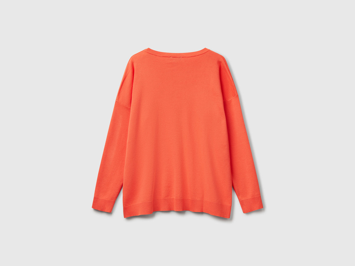 Maglia in cotone over fit