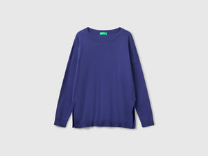 Oversized cotton sweater