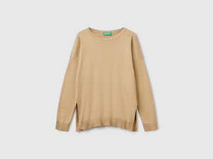 Oversized cotton sweater