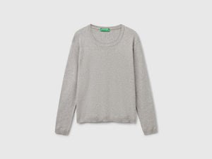 Maglia girocollo in puro cotone
