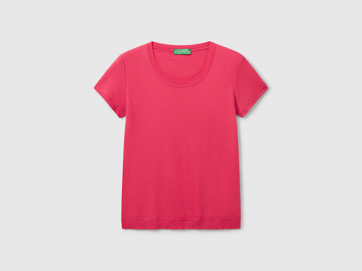 Maglia a manica corta in 100% cotone
