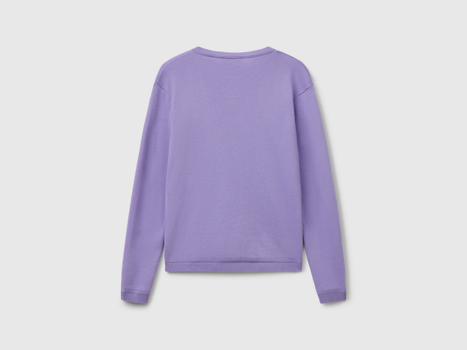 Cardigan girocollo in puro cotone da donna pervinca 2 | Benetton Outlet