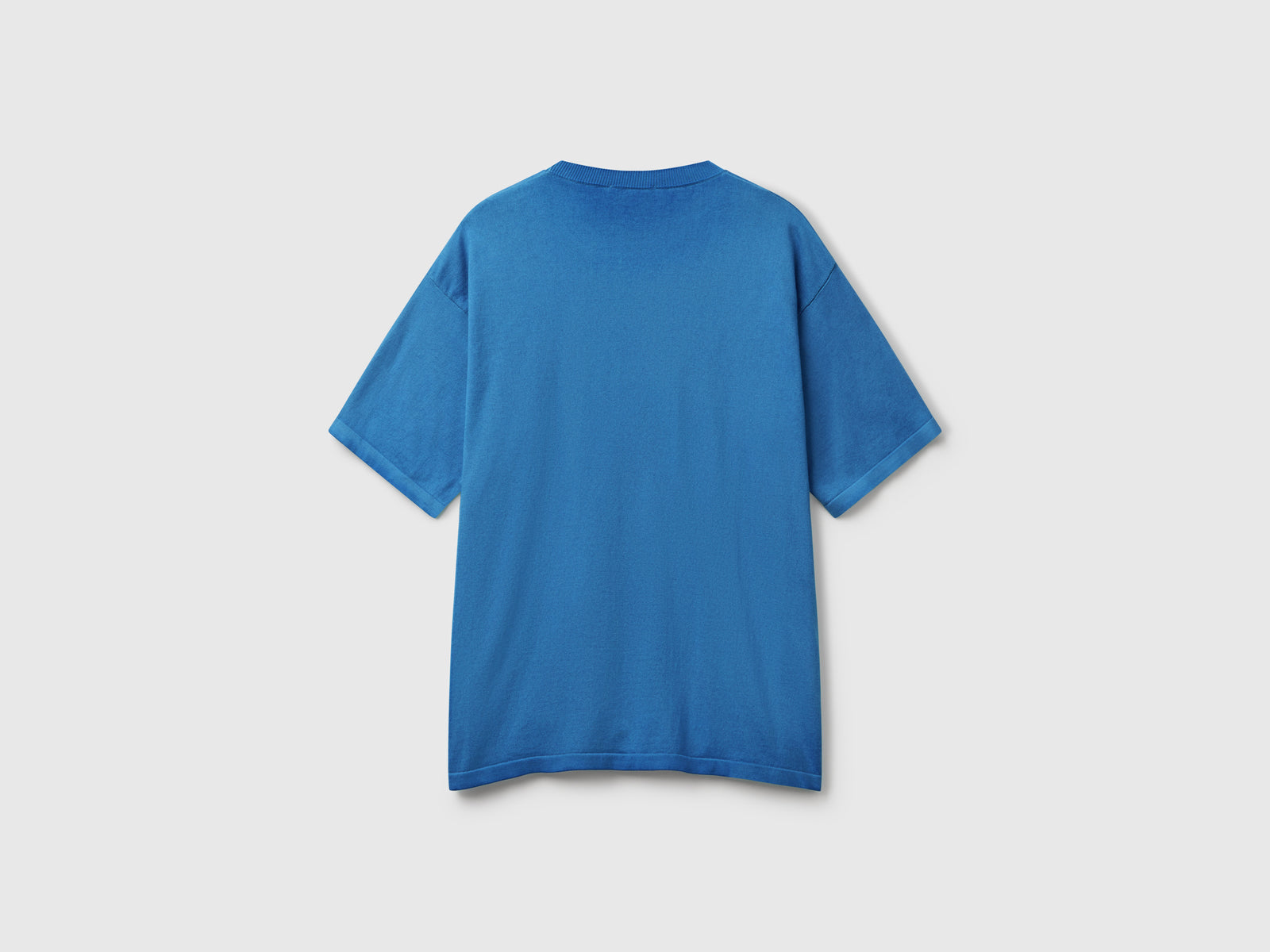 T-shirt regular fit da uomo blu 2 | Benetton Outlet