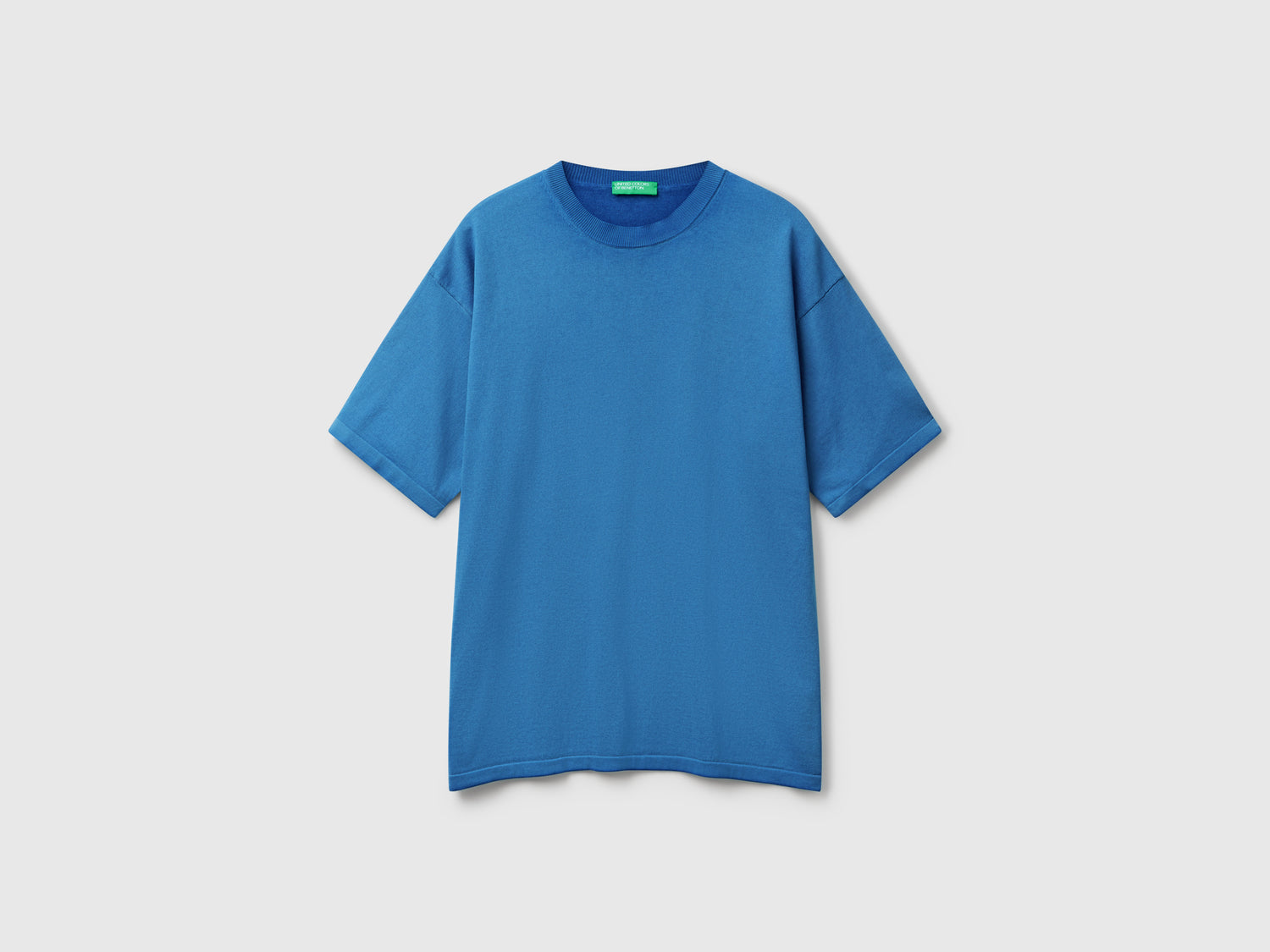 T-shirt regular fit da uomo blu | Benetton Outlet