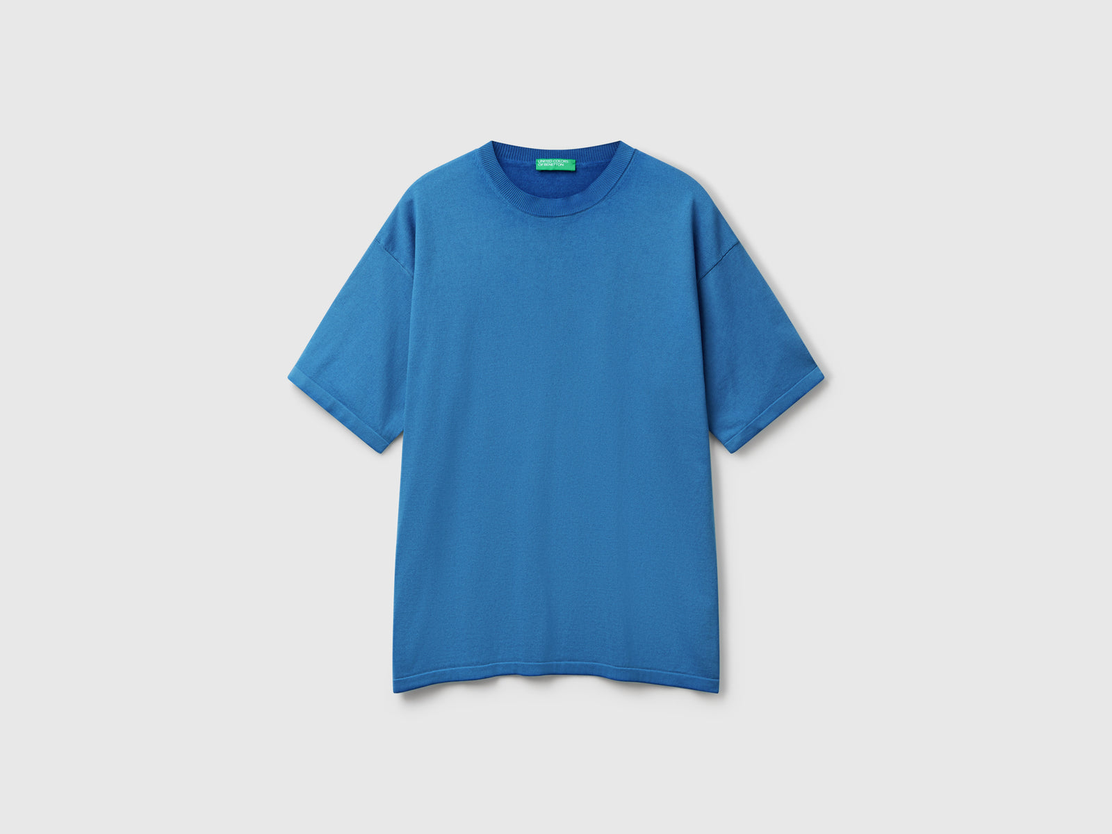 T-shirt regular fit da uomo blu | Benetton Outlet