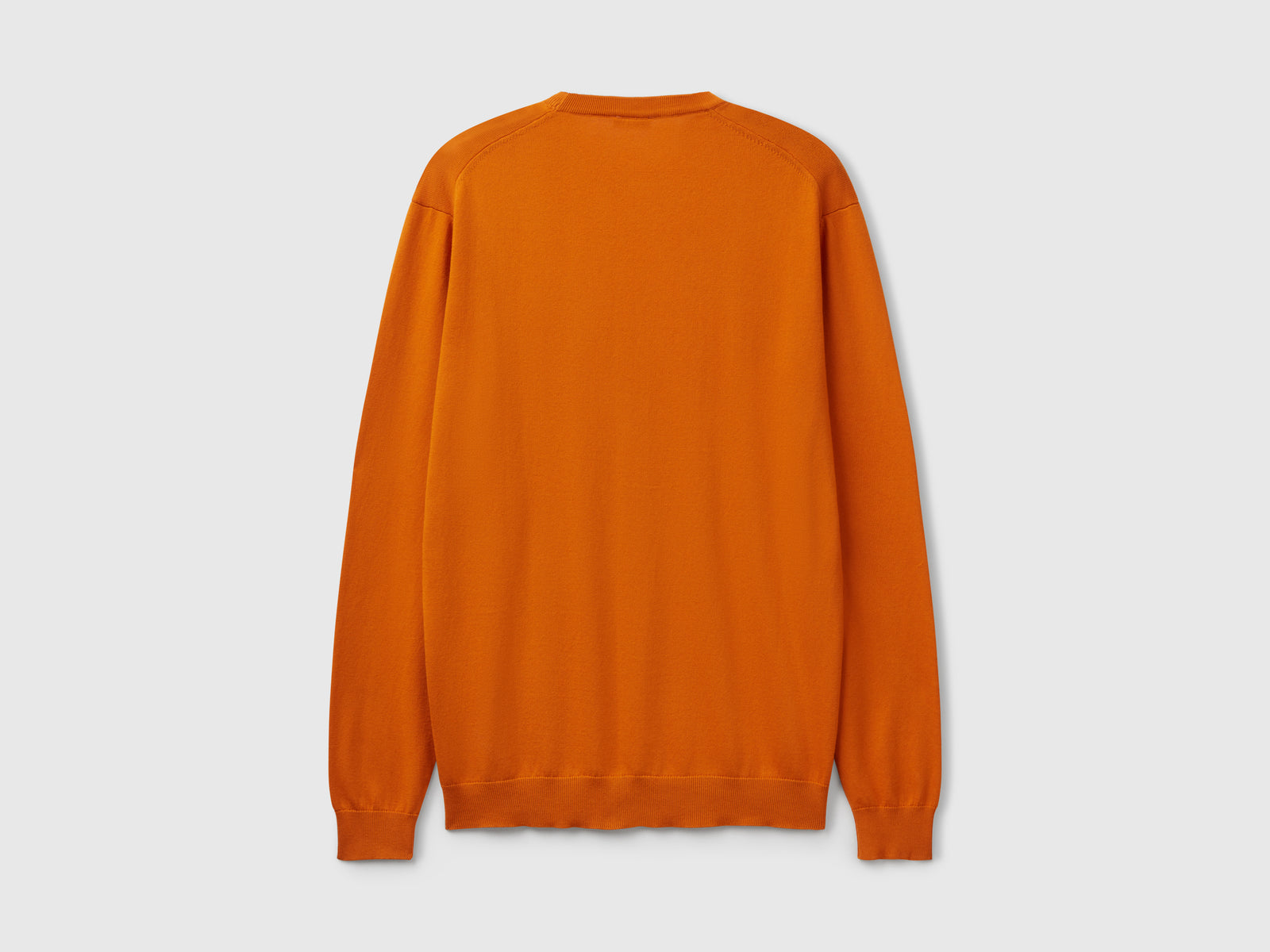 Maglia girocollo 100% cotone da uomo bruciato 2 | Benetton Outlet