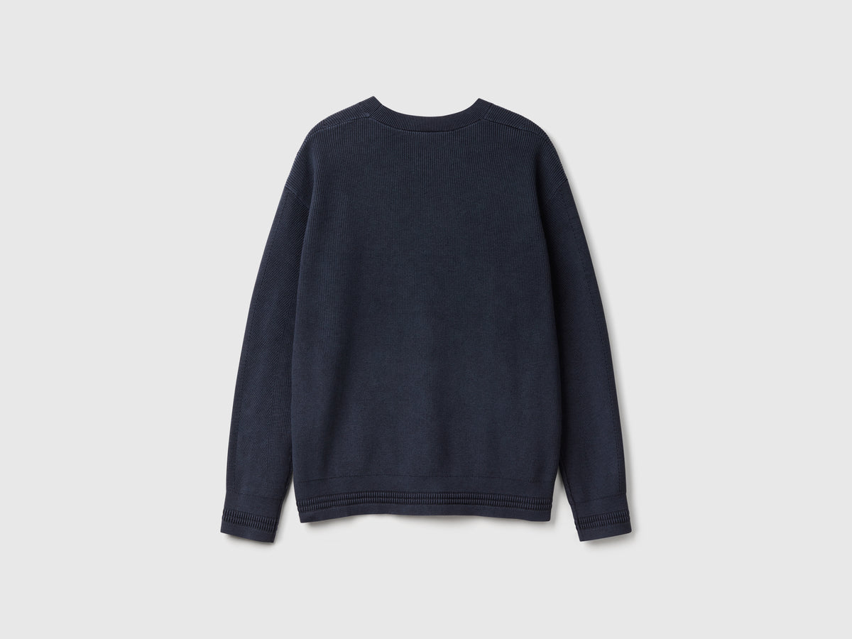 Maglia lavorata in puro cotone