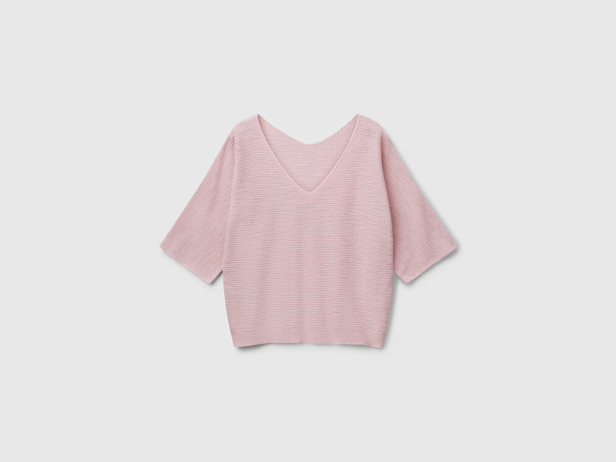 Maglia reversibile cropped