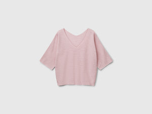 Maglia reversibile cropped