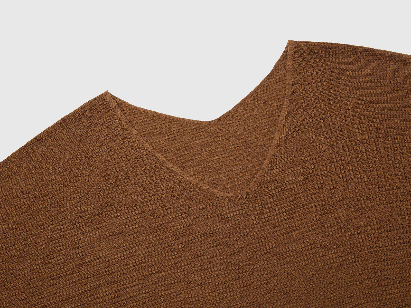 Maglia reversibile cropped da donna marrone 3 | Benetton Outlet