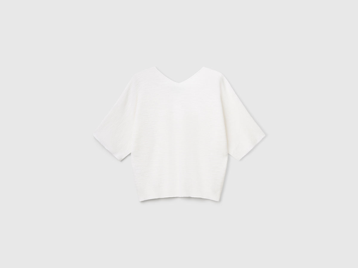 Maglia reversibile cropped
