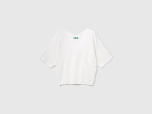 Maglia reversibile cropped