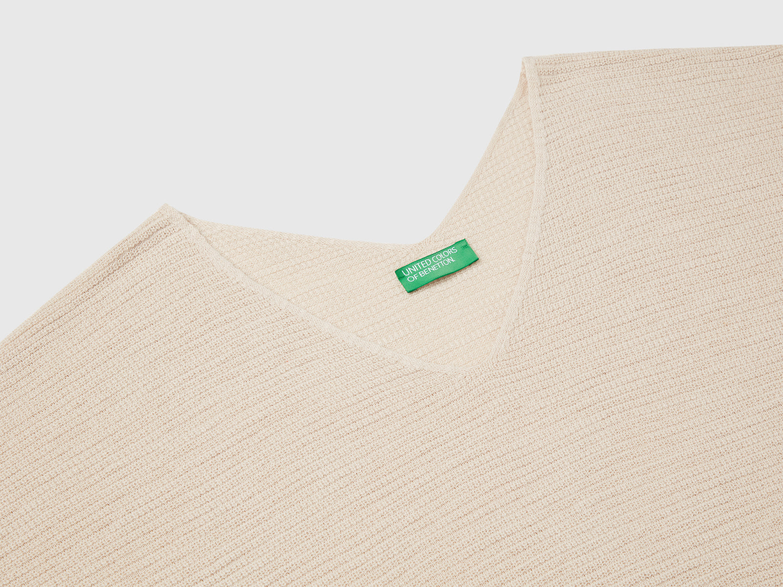 Maglia reversibile cropped da donna beige 3 | Benetton Outlet