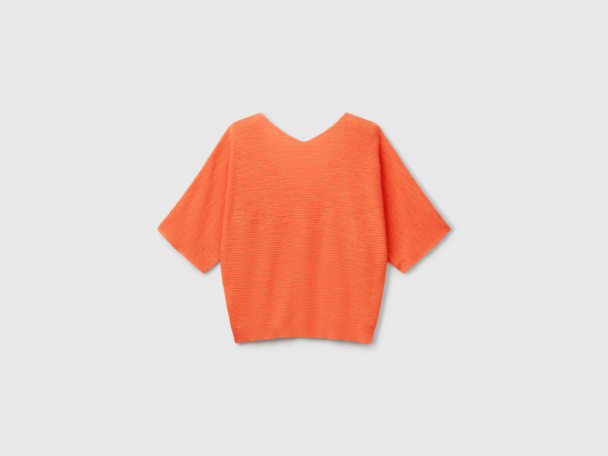 Maglia reversibile cropped