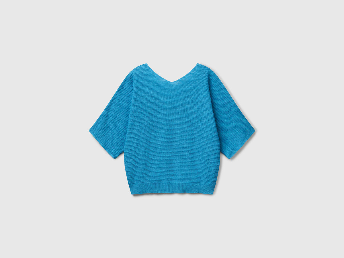 Maglia reversibile cropped