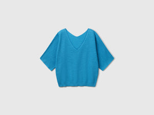 Maglia reversibile cropped