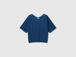 Maglia reversibile cropped