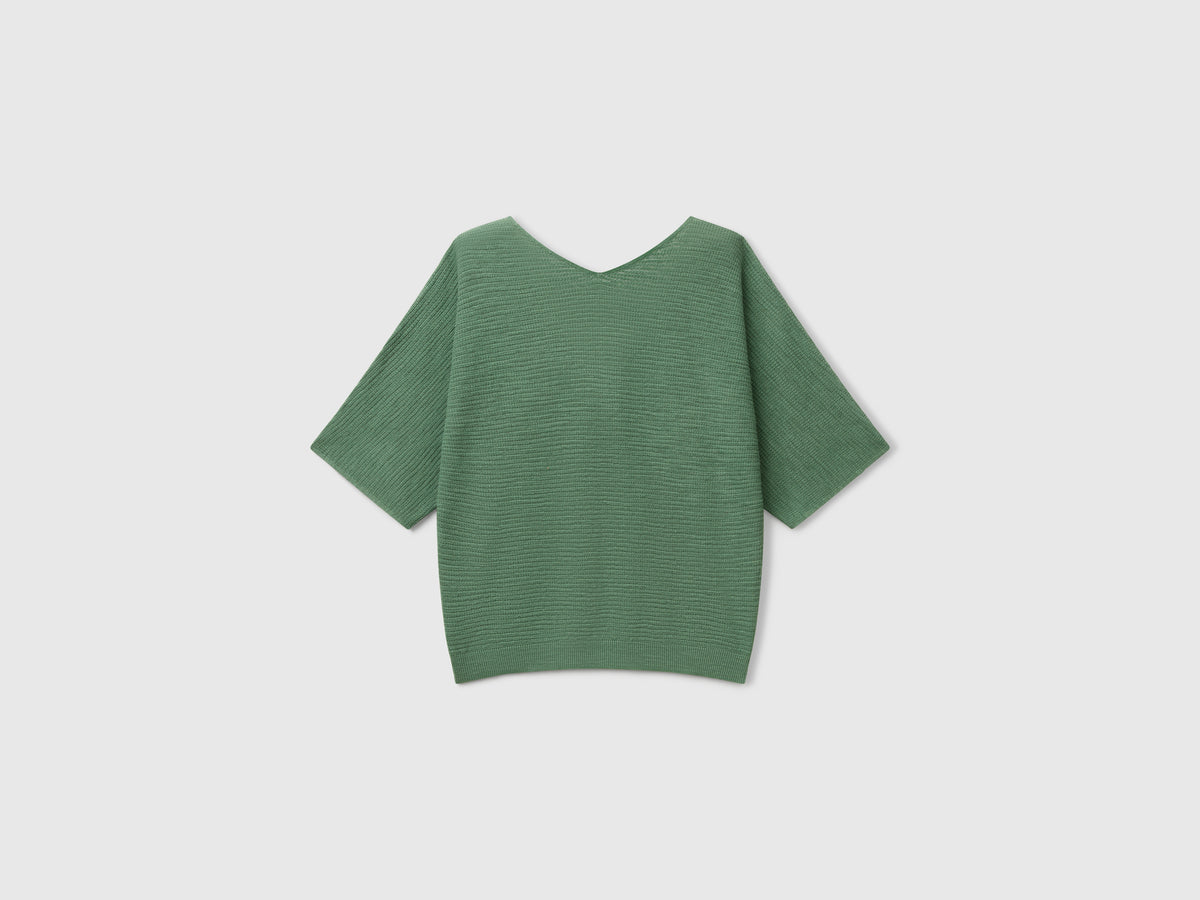 Maglia reversibile cropped