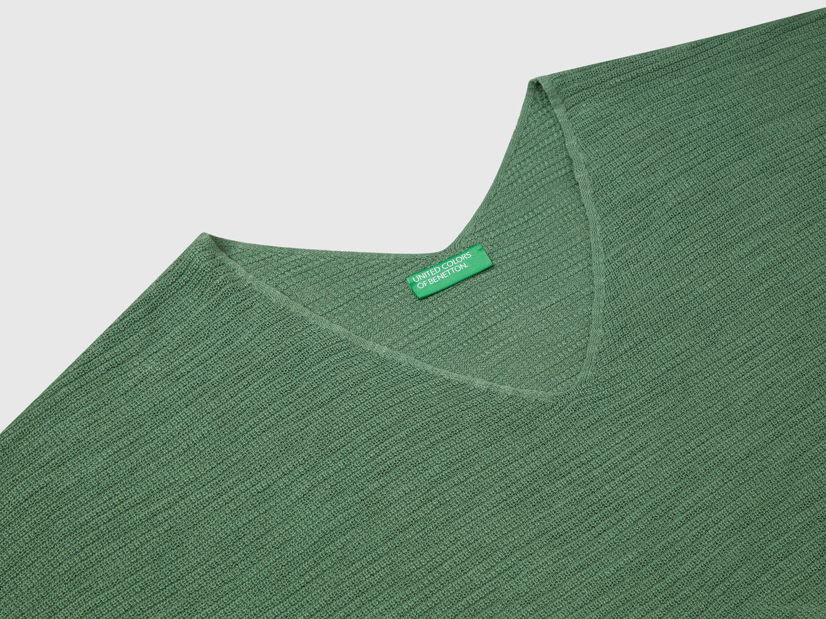 Maglia reversibile cropped