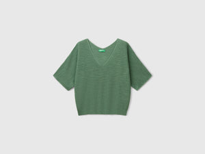 Maglia reversibile cropped