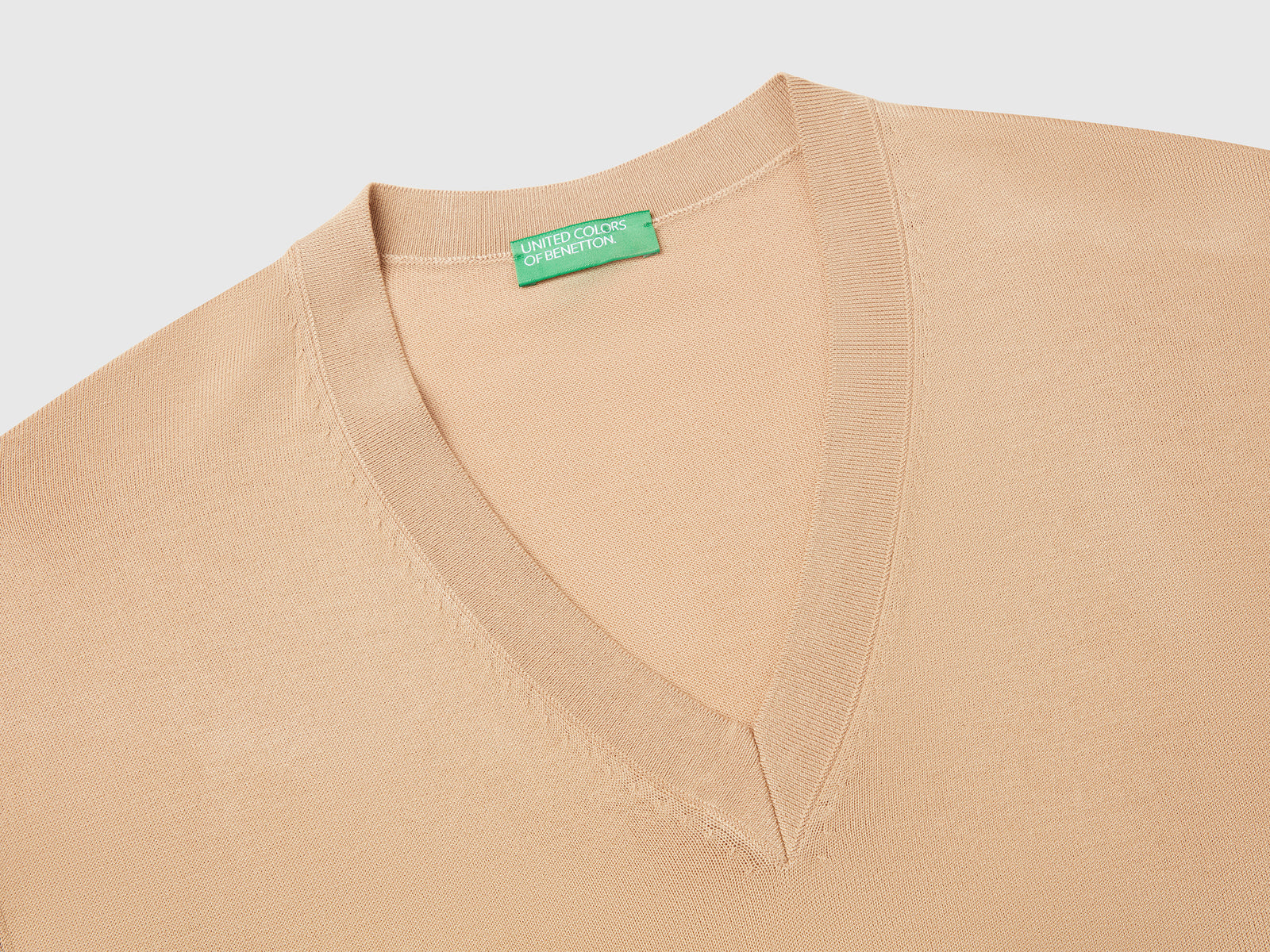 Maglia con drappeggio da donna marrone 3 | Benetton Outlet