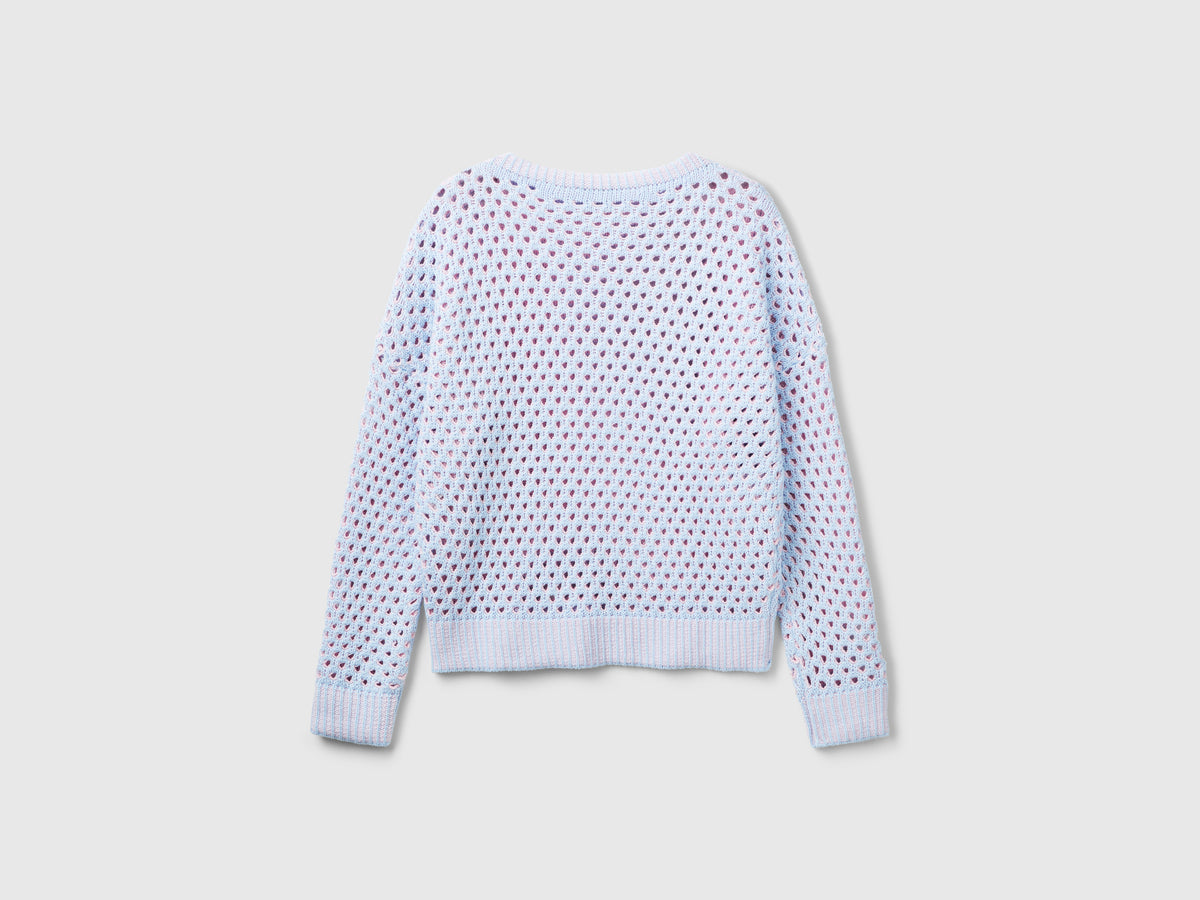 Maglia traforata over fit