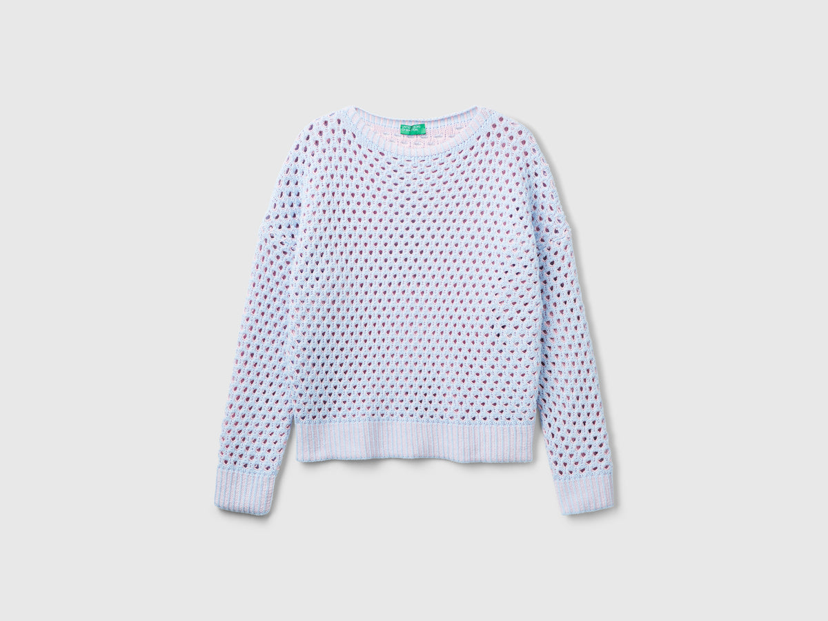 Maglia traforata over fit