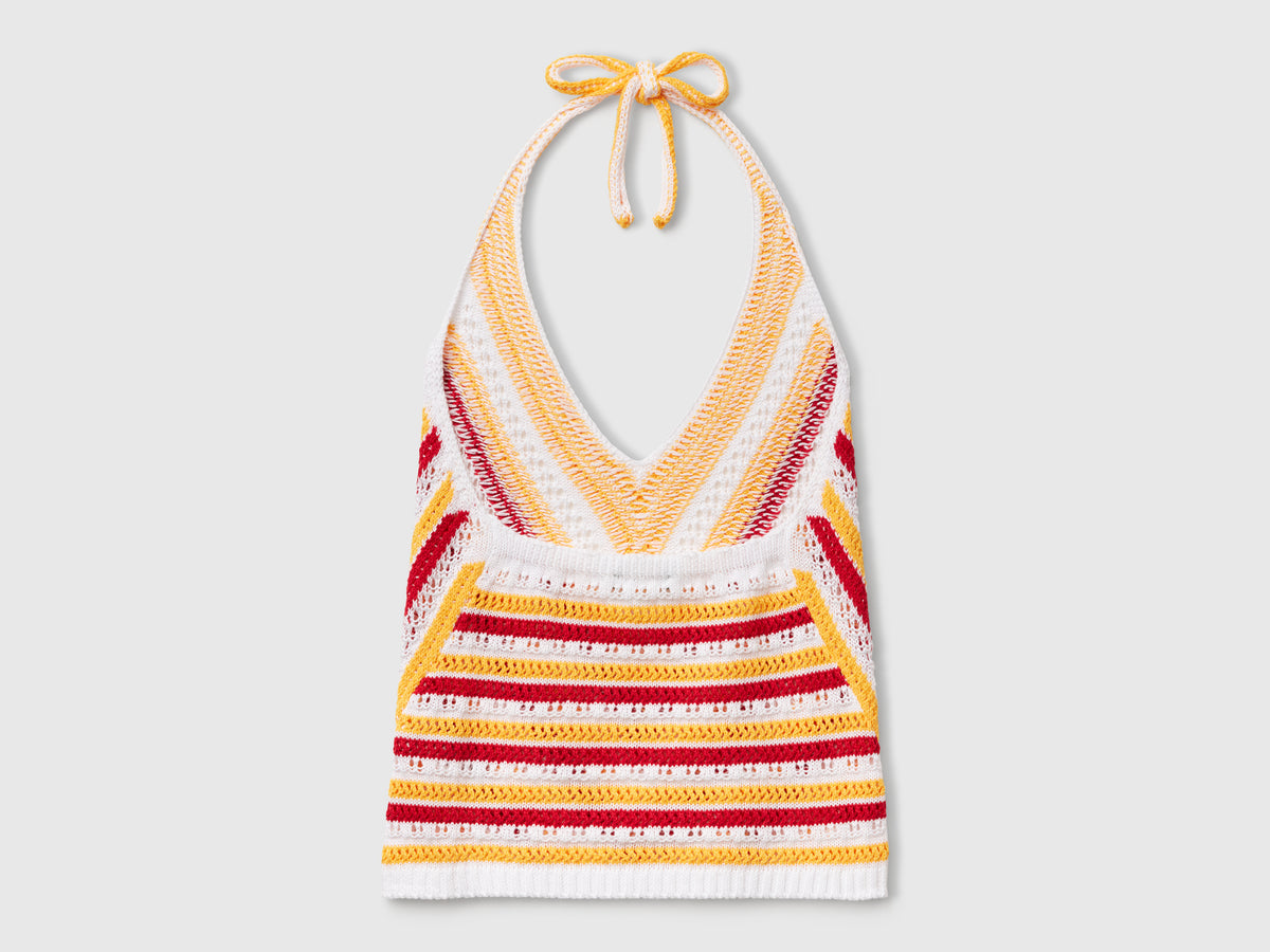 Top a righe crochet