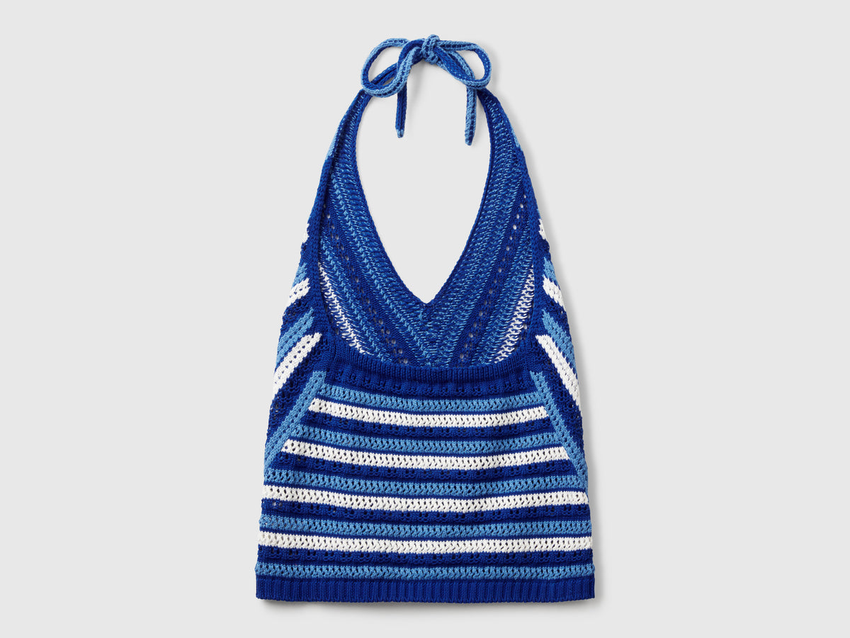Top a righe crochet